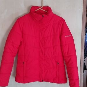 Womens pink Columbia jacket size medium